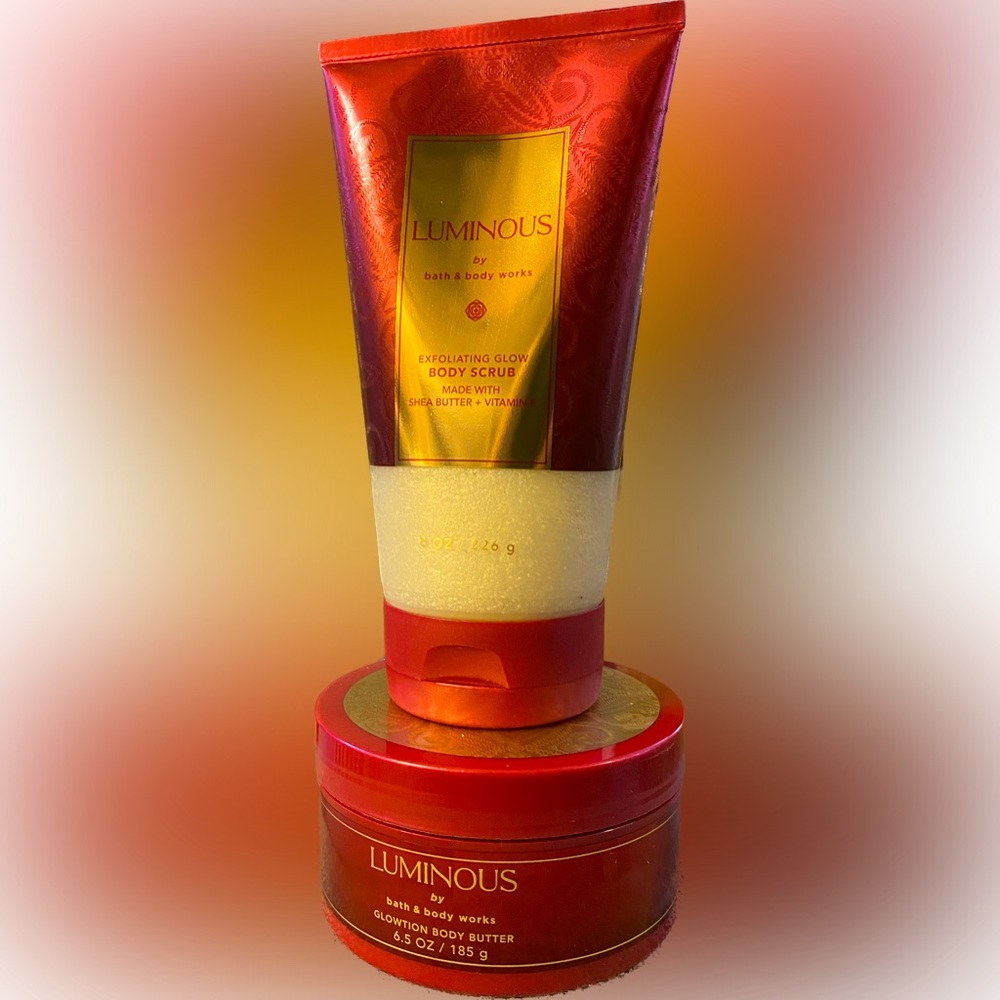 B&BW ✨Luminous✨ Sugar Scrub & Body Butter bundle combo set